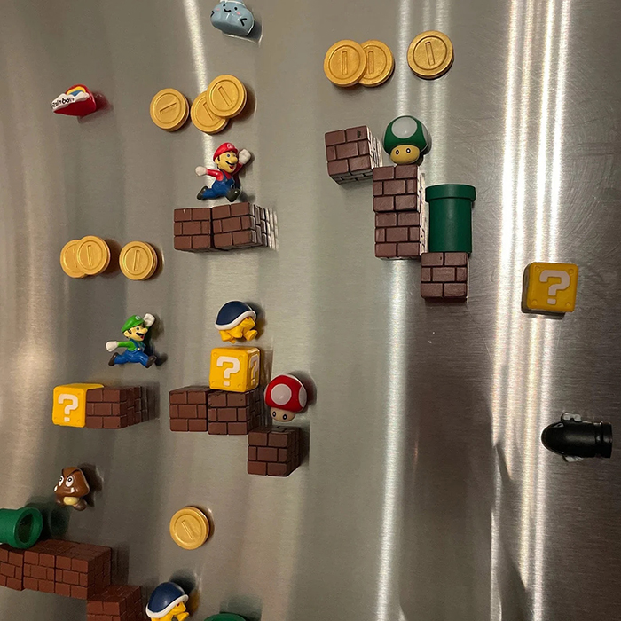 nintendo video game characters magnetic refrigerator decor