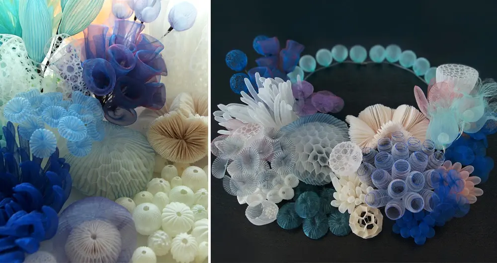 Japanese Artist Mariko Kusumoto Creates Beautiful Coral Sculptures