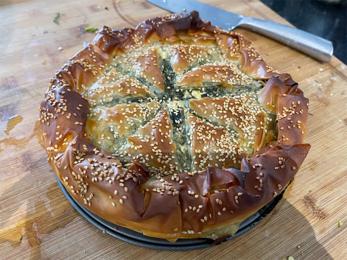 greek spinach and feta pie