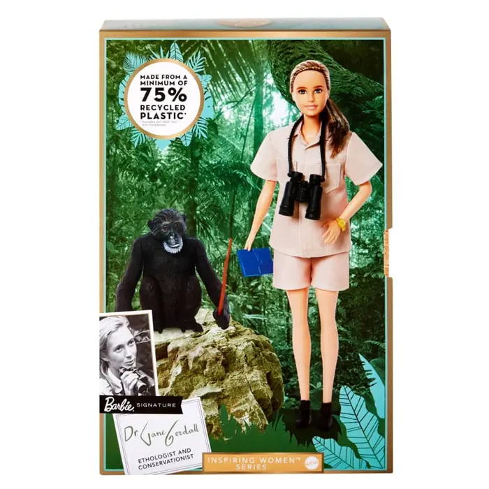 jane goodall barbie doll inspiring women series