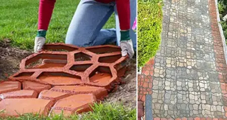 concrete walkway molds